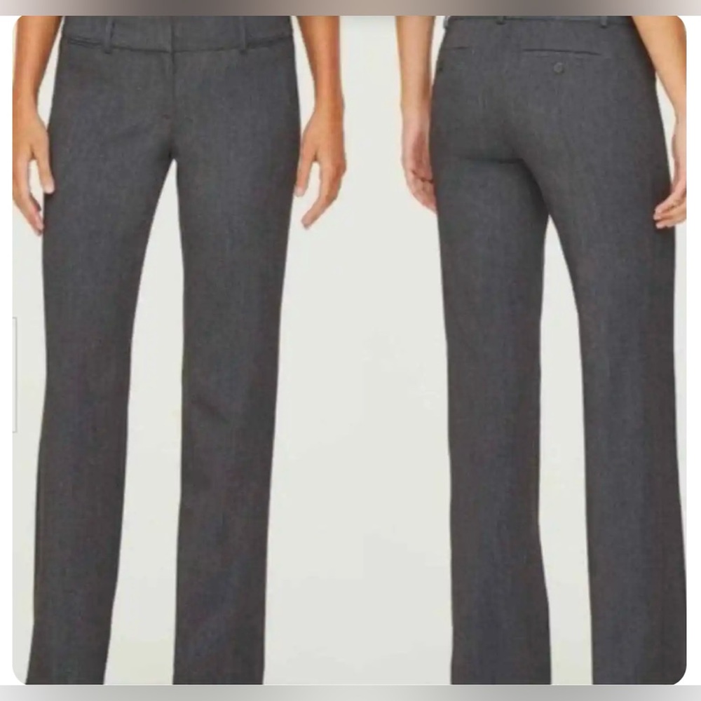 New York and Company women’s size 14 black and gray print pants boot cut‎